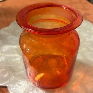 Takahashi Art Glass apothecary jar, no top, MCM